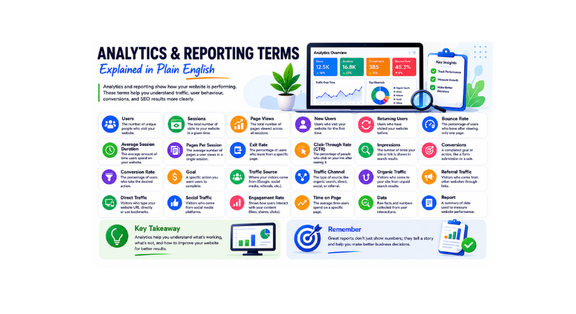 SEO Analytics and Reporting Terms